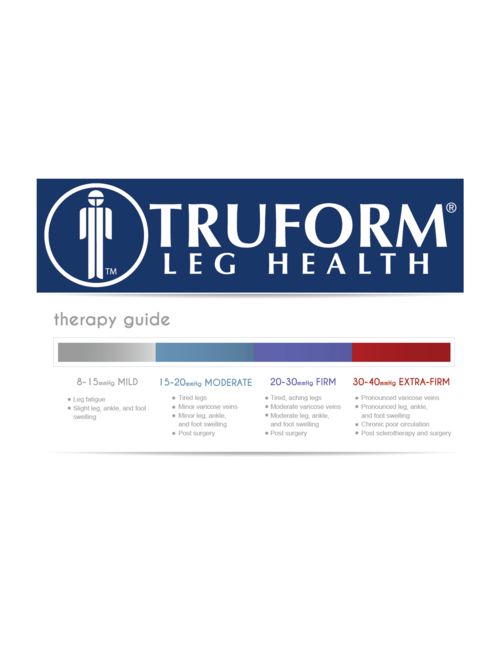 Truform Stockings, Knee High, Closed Toe: 20-30 mmHg, Beige, Small