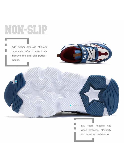 Kids Sneakers Running Shoes Lightweight Breathable Boys Tennis Shoes Casual Sports Shoes Walking Shoes