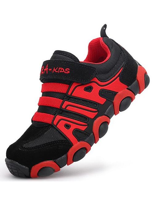 DADAWEN Boy's Girl's Casual Strap Light Weight Sneakers Running Shoes(Toddler/Little Kid/Big Kid)