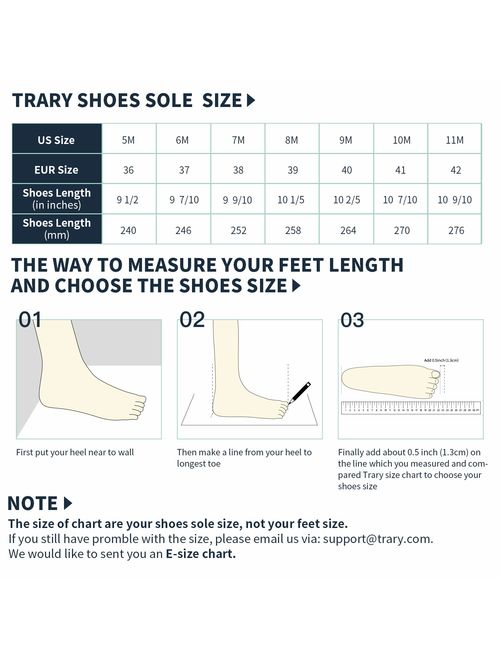Trary Women's Chunky High Heel Mules Peep Toe Slide Sandals