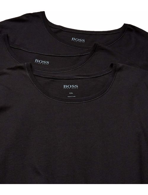 Hugo Boss Men's 3-Pack Round Neck Regular Fit Short Sleeve T-Shirts
