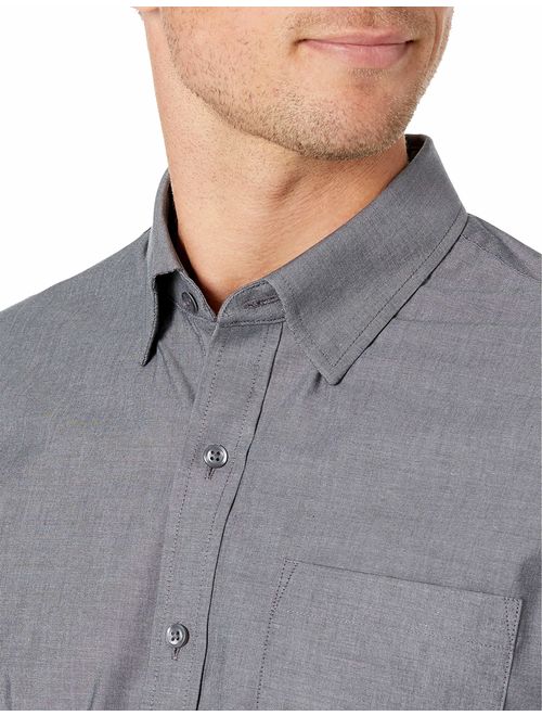 Amazon Brand - Goodthreads Men's Standard-Fit Long-Sleeve Comfort Stretch Poplin with Easy-Care