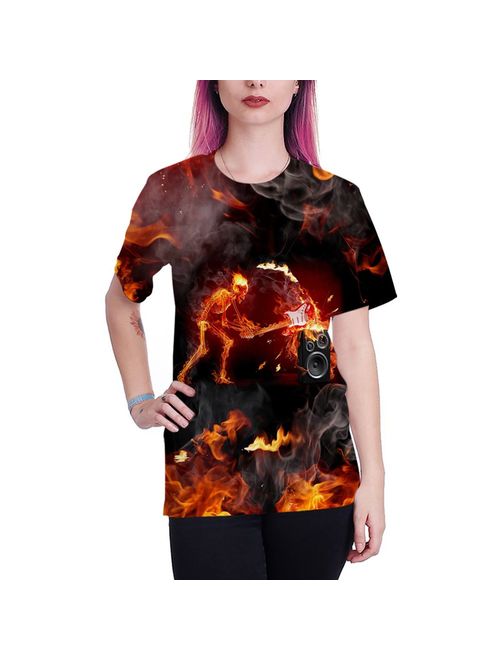 Yasswete Mens Womens Graphic T-Shirts Unisex 3D Printed Short Sleeve Shirts Tops