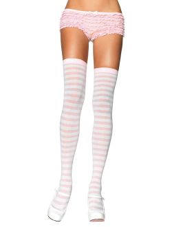 Women's Nylon Striped Stockings