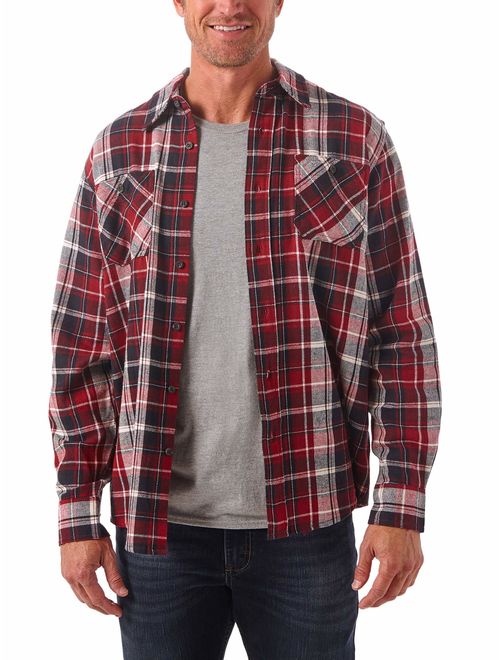 Wrangler Authentics Men's Long Sleeve Flannel Shirt