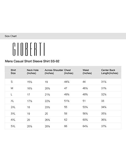 Gioberti Men's Plaid Short Sleeve Shirt