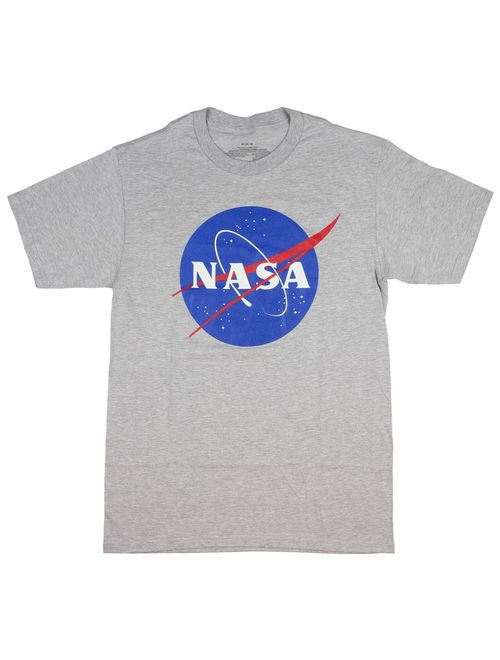 Gildan NASA Meatball Logo White, Black Gray T-Shirts.