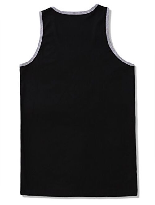 Men's Solid Sleeveless Regular Size Premium Basic Tank Top (Size Upto 3XL