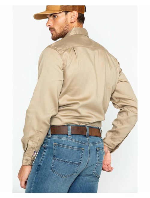 Carhartt Men's Big and Tall Flame Resistant Lightweight Twill Shirt