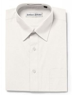 Gentlemens Collection Mens Short Sleeve Classic & Slim Fit Easy Care Dress Shirt - Colors