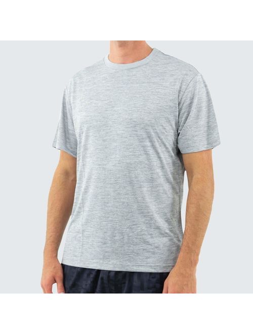 HEAD Men's Crewneck Gym Training & Workout T-Shirt - Short Sleeve Activewear Top