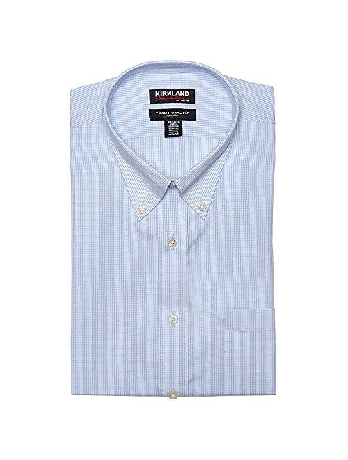 Buy Kirkland Signature Men's Traditional Fit Non-Iron Dress Shirt ...