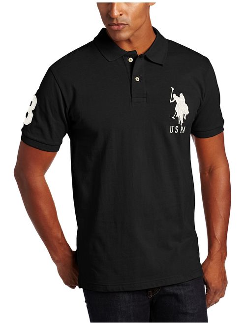 U.S. Polo Assn. Men's Solid Short-Sleeve Pique Polo Shirt