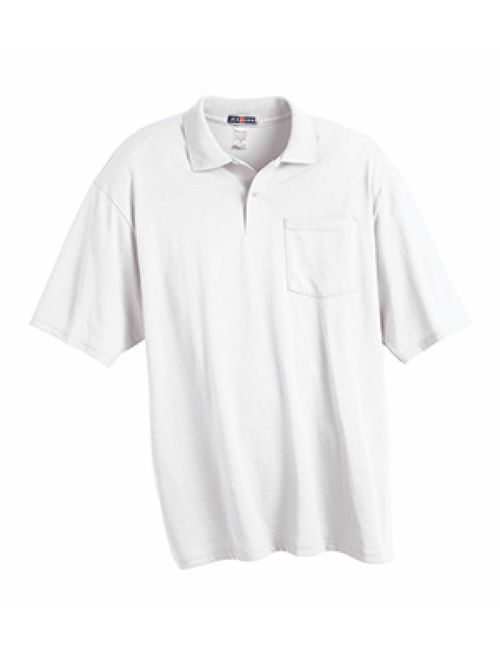 Jerzees Mens 50/50 Jersey Pocket Polo with SpotShield (436P)