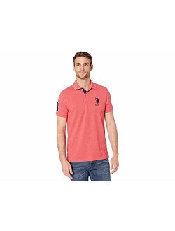 Men's Short-Sleeve Polo Shirt with Applique