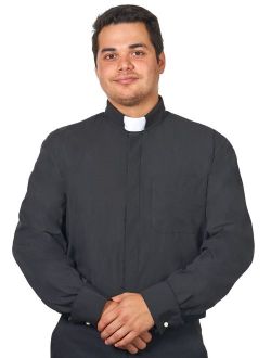 Men's Tab Collar Clergy Shirt Long Sleeves