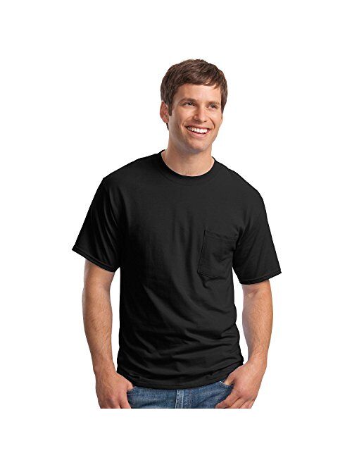 Hanes 5190P Ringspun Cotton Beefy T-Shirt with Pocket