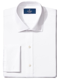 Amazon Brand - BUTTONED DOWN Men's Slim Fit Dress Shirt With French Cuff, Supima Cotton Non-Iron, Spread-Collar