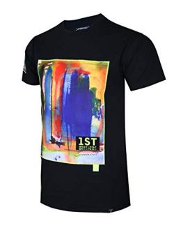 SCREENSHOT Screenshotbrand Mens Hipster Hip-Hop Urban Tees - NYC Street Fashion Longline Print T-Shirt