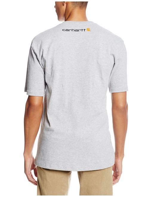 Carhartt Men's Signature Logo Short-Sleeve Midweight Jersey T-Shirt K195