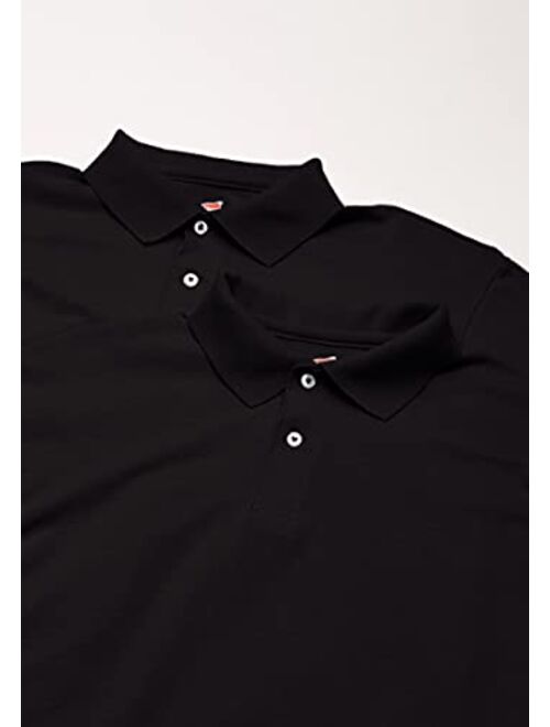 Hanes Men's Short-Sleeve Jersey Polo (Pack of 2)