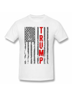 TeeShirtPalace Donald Trump President Vintage USA Vintage Flag T-Shirt
