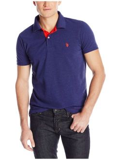 Men's Slim-Fit Solid Pique Polo Shirt