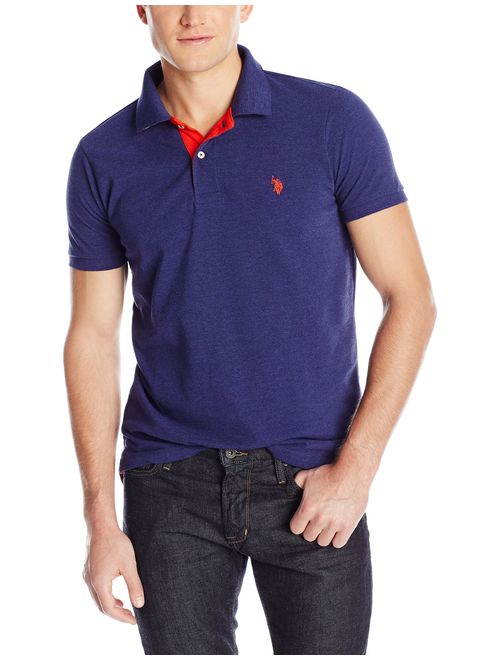 U.S. Polo Assn. Men's Slim-Fit Solid Pique Polo Shirt