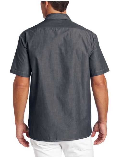 Dickies Men's Short Sleeve Chambray Shirt