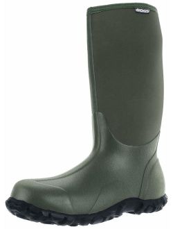 Mens Classic High No Handle Waterproof Insulated Rain and Winter Snow Boot
