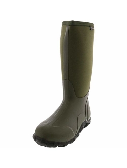 Mens Classic High No Handle Waterproof Insulated Rain and Winter Snow Boot