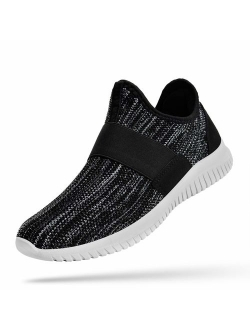 Mens Sneakers Slip on Balenciaga Look Tennis Shoes Knitted Breathable Running Walking Athletic Shoes