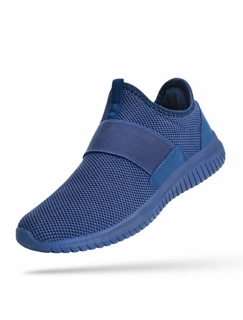 Troadlop Mens Sneakers Slip on Balenciaga Look Tennis Shoes Knitted Breathable Running Walking Athletic Shoes
