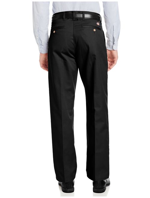 Dickies Men's Relaxed Fit Cotton Flat Front Pant