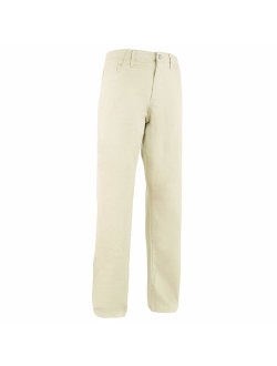 Men's Weekender Washed Straight-Fit Flat Front Pant