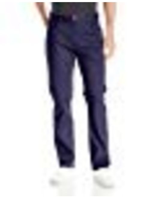 IZOD Men's Weekender Washed Straight-Fit Flat Front Pant