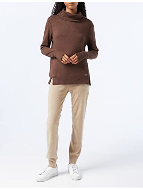 Amazon Essentials Women's Studio Terry Long-Sleeve Funnel Neck Sweatshirt