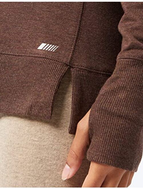 Amazon Essentials Women's Studio Terry Long-Sleeve Funnel Neck Sweatshirt