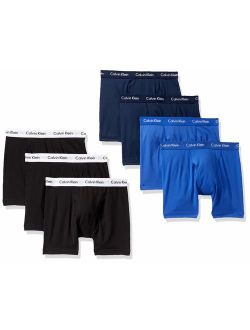 Underwear Men's Cotton Stretch 7 Pack Boxer Briefs