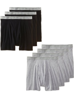 Men's Cotton Solid Elastic Waist boxer brief(Pack of 7)