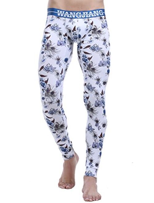 ARCITON Men's Low Rise Leggings Long Johns Thermal Pant