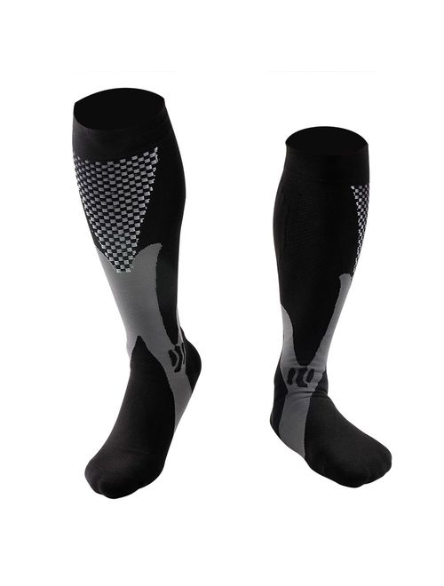 Ruzishun Compression Socks for Men & Women(3 Pairs),20-30 mmHg