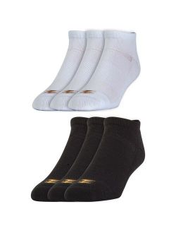 PowerSox Men's 3-Pack Cushion Low Cut Socks with Coolmax