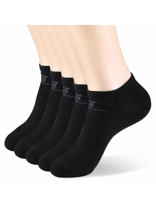 Low Cut Men Socks Ankle Athletic Sports Socks Casual Running Socks for Men5 pair