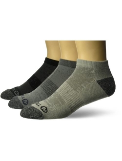 Men's 3 Pack Cushioned Performance Hiker Socks (Low/Quarter/Crew Socks)