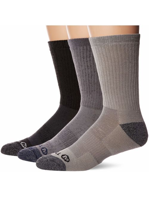 Merrell Men's 3 Pack Cushioned Performance Hiker Socks (Low/Quarter/Crew Socks)