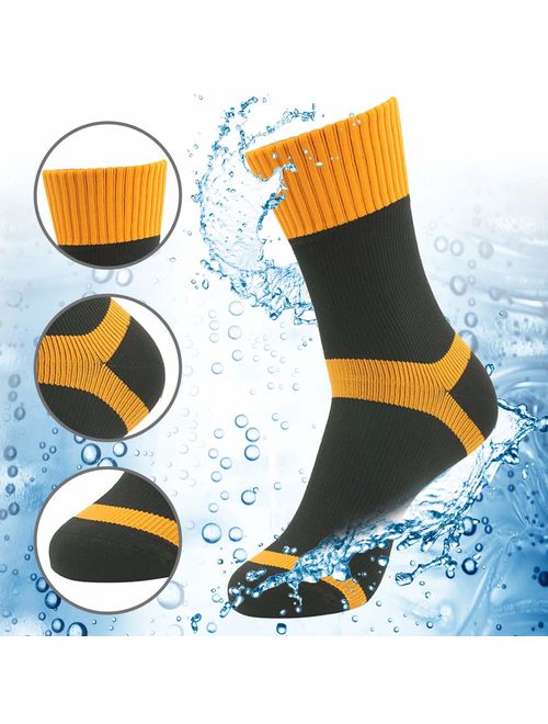 RANDY SUN Unisex Trekking//Ski Socks 2 Pairs Waterproof /& Breathable Hiking Socks, SGS Certified