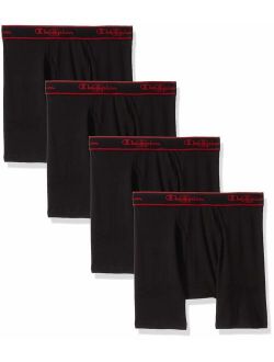 Men's Blend Solid Elite X-Temp Boxer Briefs 4-Pack
