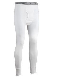 Men's Cotton Solid Thermal Underwear Pant 1 x 1 Rib Pant