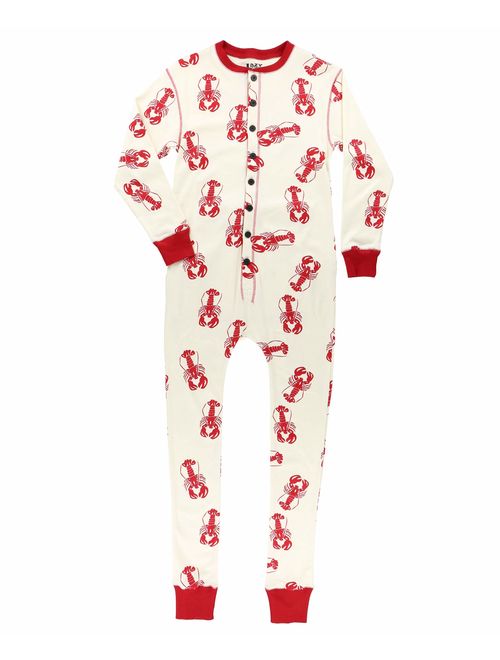LazyOne Flapjack, One-Piece Pajamas with Drop Seat, Matching Christmas Pajamas